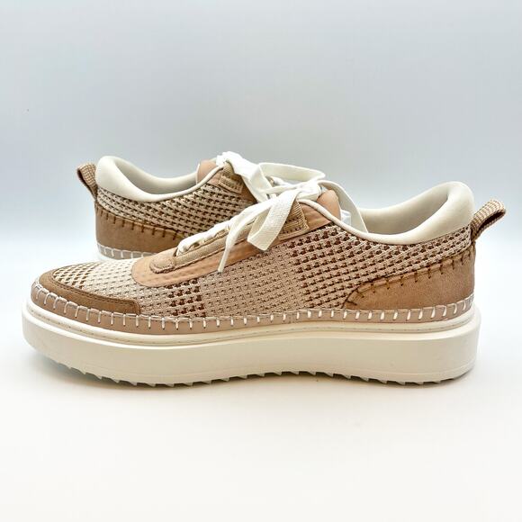 Steve Madden Womens Charlie-W Sneakers US 7.5 M Tan Light Brown Lace-Up NIB - Picture 8 of 12